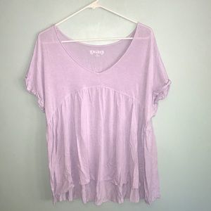 Lavender boho top